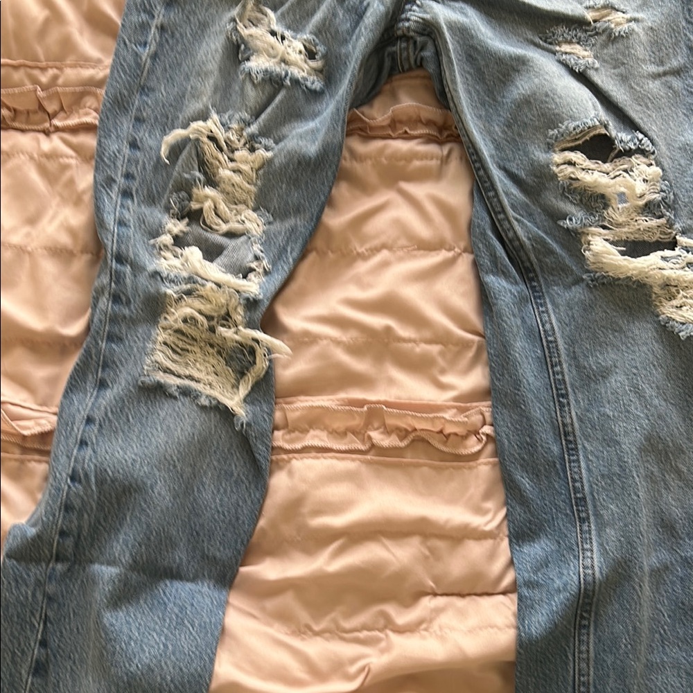 Aeropostale Dark Blue Ripped Jeans - Picture 7 of 12